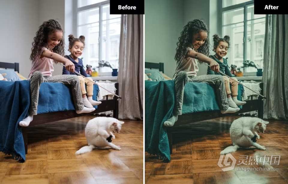 家庭儿童电影人像Lightroom预设 6 Child Lightroom Presets  福风灵感网 www.ffidea.com