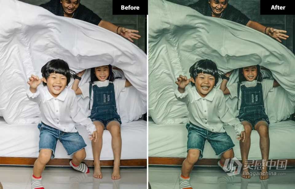 家庭儿童电影人像Lightroom预设 6 Child Lightroom Presets  福风灵感网 www.ffidea.com