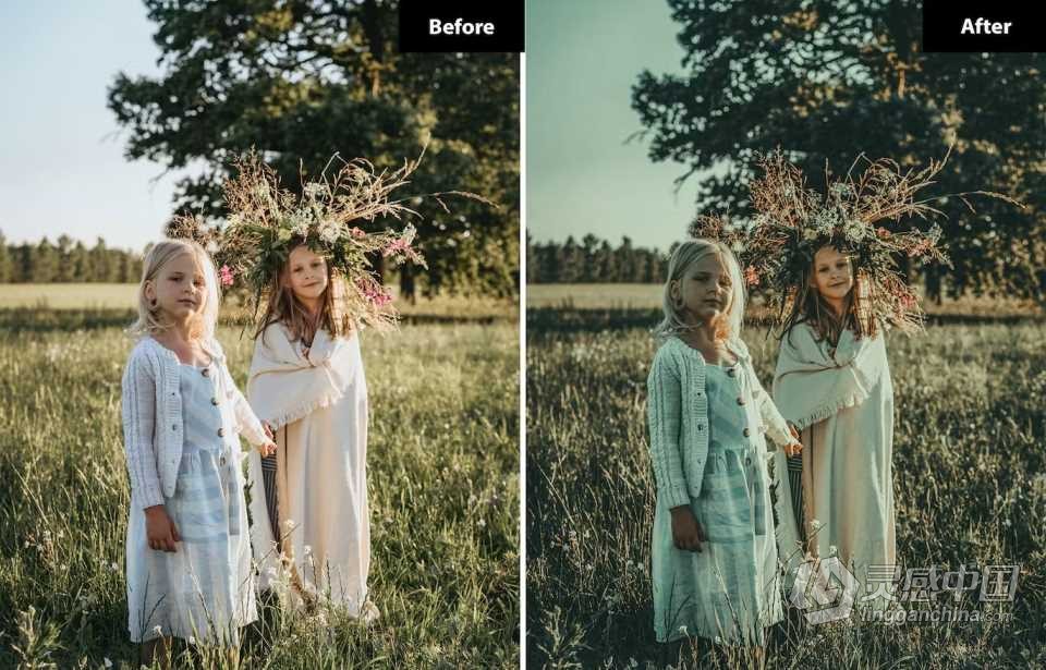 家庭儿童电影人像Lightroom预设 6 Child Lightroom Presets  福风灵感网 www.ffidea.com