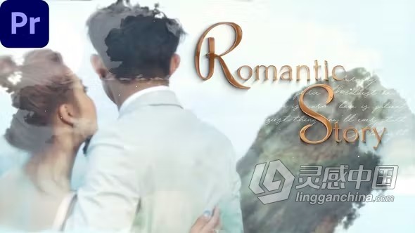 PR模板-大气优雅云彩遮罩浪漫幻灯片婚礼开场PR模板下载 Romantic Slideshow  福风灵感网 www.ffidea.com