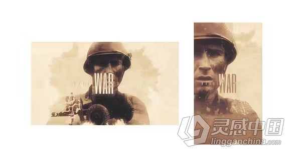 AE模板-双重曝光水墨遮罩艺术效果介绍宣传视频动画AE模板下载 Broadcast Logo 2  福风灵感网 www.ffidea.com