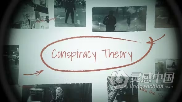 AE模板-刑事调查电影预告片犯罪档案书籍案件演示AE模板下载 Conspiracy Theory  福风灵感网 www.ffidea.com