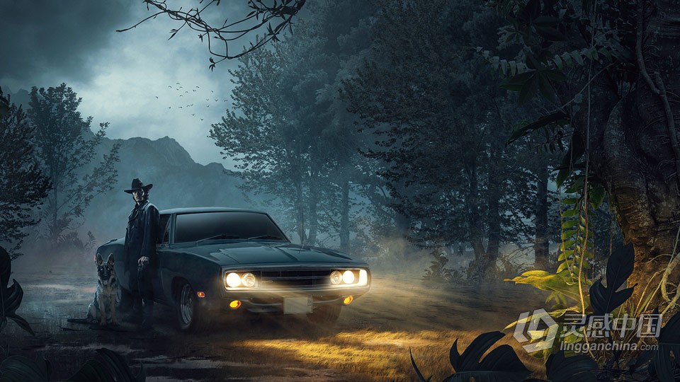 Photoshop犯罪现场照片合成高级技巧视频教程  福风灵感网 www.ffidea.com