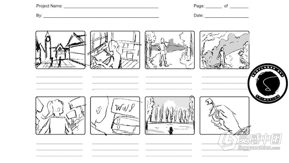 故事板视觉故事艺术核心技术训练视频教程  福风灵感网 www.ffidea.com