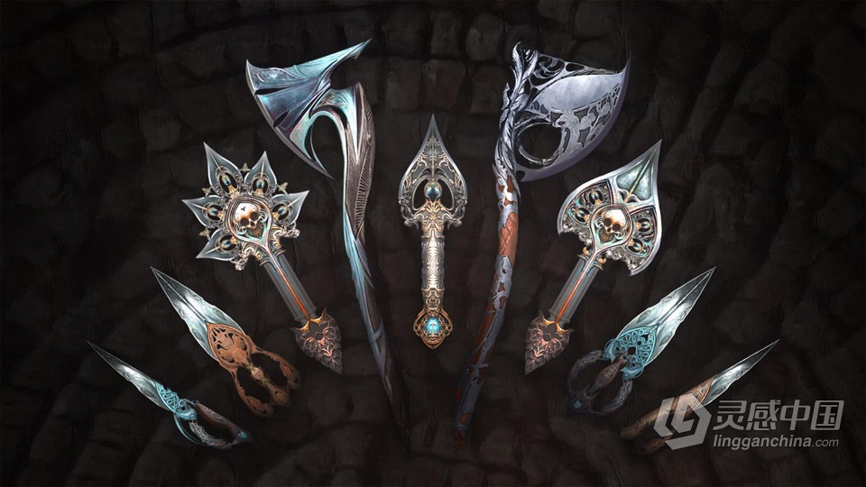 Luis Carrasco画师概念艺术武器设计大师级视频教程  福风灵感网 www.ffidea.com