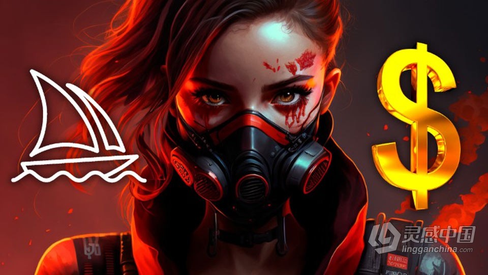 Midjourney Ai创作销售来赚钱视频教程  福风灵感网 www.ffidea.com