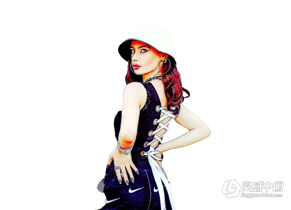 照片生成卡通艺术画海报效果PS特效动作 Cartoonic Poster Action  福风灵感网 www.ffidea.com