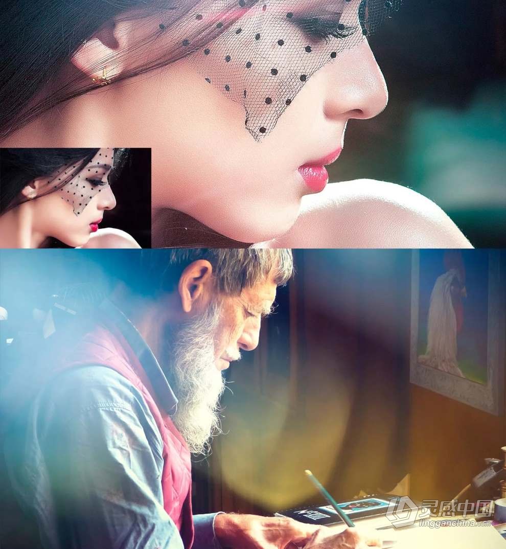 99张自然光线漏光效果叠加图片素材+PS动作 Natural Light Leaks Overlays  福风灵感网 www.ffidea.com