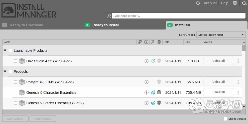 DAZ Studio 4.22.0.15 软件+汉化包+全套基础模型包+安装教程 WIN版本下载  福风灵感网 www.ffidea.com