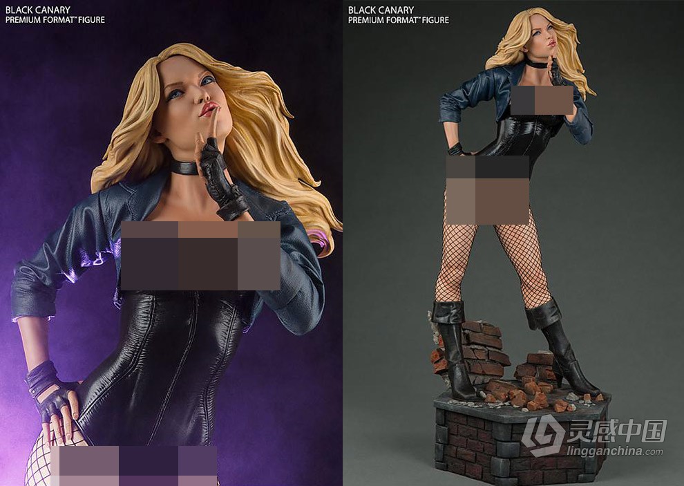 黑金丝雀DC动漫角色雕塑雕刻3D打印模型  福风灵感网 www.ffidea.com