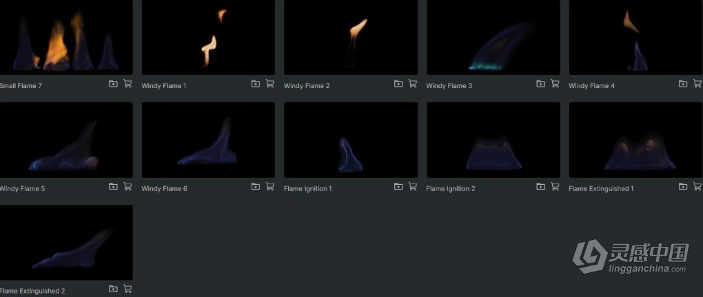 31个蜡烛火柴燃烧火焰烛光火苗动画4K视频素材(含透明通道) ActionVFX – Candles &amp; Small Flames  福风灵感网 www.ffidea.com