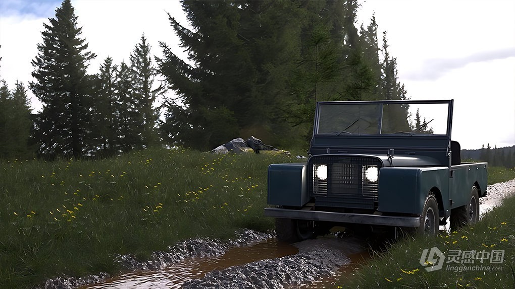 Blender与Substance Painter老爷车制作工作流程视频教程 Use Blender and Substance Painter to create This classic car  福风灵感网 www.ffidea.com