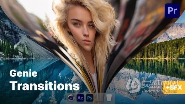 10个变形过渡下载-PR模板 Genie Transitions  福风灵感网 www.ffidea.com