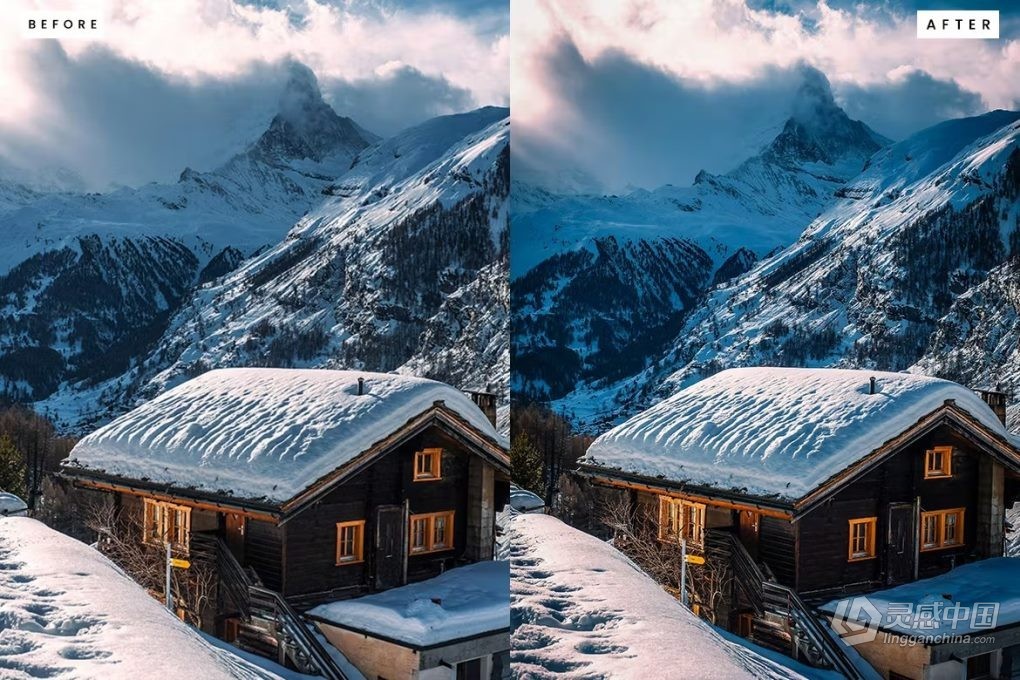 北欧电影风光摄影后期调色LR预设 Nordic Lightroom Presets  福风灵感网 www.ffidea.com