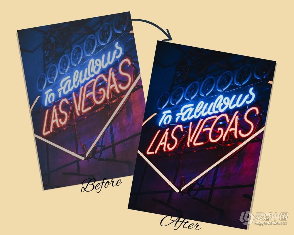 100种霓虹灯调色LR预设 100+ Neon Light Lightroom Presets Bundle  福风灵感网 www.ffidea.com