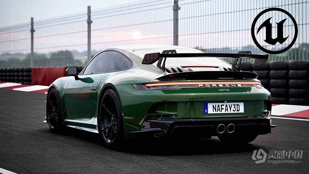 UE5虚幻引擎逼真汽车渲染动画大师班视频教程 Unreal Engine 5: Realistic Automotive Rendering Masterclass  福风灵感网 www.ffidea.com