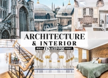 建筑与室内摄影LR预设+手机lr预设 Architecture & Interior Lightroom