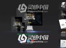 网站页面介绍展示AE模板 Videohive Website Presentation