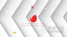 AE模板 创意图形文字标志动画 Logo Typo Opener V6 AE工程 AE文件