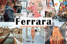 费拉拉城市街道旅拍人文LR预设/手机APP照片滤镜 Ferrara Lightroom Presets
