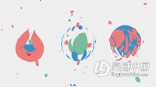 AE模板 可爱卡通风格彩色动画液体fx有趣闪光标志LOGO片头 AE工程 AE文件