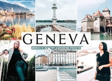 日内瓦人文旅拍风光后期Lightroom预设/手机APP滤镜 Geneva Pro Lightroom Presets