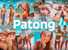 夏季海滩海边旅拍人像明亮预设手机版Lightroom预设Mobile Lightroom Presets Patong