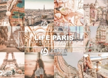 巴黎旅拍复古电影胶片Lightroom预设+手机版APP滤镜 37. Life Paris