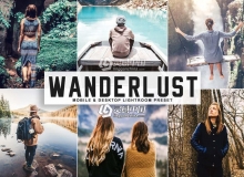 森系人像胶片Lightroom预设+APP预设 Wanderlust Lightroom Presets