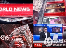 新闻体育天气电视包装动画AE模板 Videohive Broadcast Graphic Package 01