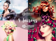 100组风景人像修饰调色Lightroom预设合集 4 Seasons Lr Presets