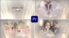 高端大气优雅晚会庆典仪式包装浪漫婚礼视频相册PR模板下载 Wedding Romantic Love Slideshow