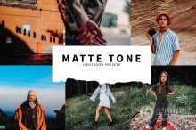 LR预设 旅拍磨砂哑光胶片Lightroom预设 Matte Tone Lightroom Presets