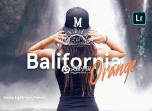 INS网红旅拍焦糖橙色调LR预设+APP预设 Balifornia Orange Presets