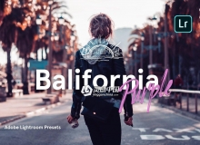 INS网红旅拍紫色调LR预设+APP预设 Balifornia Presets - Purple
