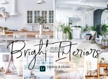 明亮通透室内设计后期Lightroom预设 Bright Interior Lightroom Presets