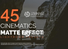 45个电影磨砂效果Lightroom预设 45 Cinematic Matte Effect LR Presets