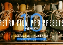 柯达富士复古胶片LR预设/移动APP预设Retro Film Pro Lightroom Presets