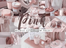 灰粉色莫兰迪色调LR预设+移动APP预设 PASTEL CREAM Lightroom Presets