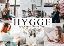 舒适惬意自然柔和电影胶片LR预设+手机APP滤镜 Hygge Lightroom