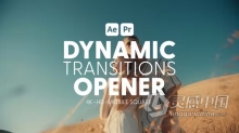 AE/PR模板-4k快速转场效果Dynamic Transitions AE与PR过渡模板下载