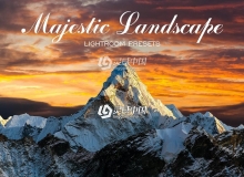 通透风光大片色彩校正LR预设+APP预设 Majestic Landscape Lightroom