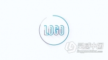 AE模板 线条绘画LOGO生长挤压3D长阴影动画视频效果 AE工程 AE文件