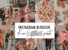 Insta超级时尚胶片相机效果LR预设+iPhone iPad,Android移动APP滤镜