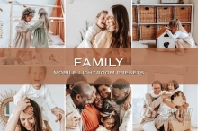 明亮通透家庭人像后期胶片Lightroom预设+APP预设 5 Family Lightroom Presets