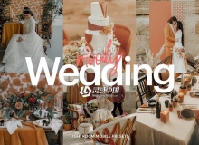 喜怒无常电影胶片婚礼LR预设/手机版滤镜Wedding Moody Lightroom Preset