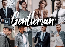 阳刚帅气男性人像LR预设/移动APP预设 Gentleman Lightroom Presets