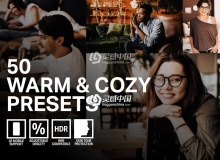 电影情绪人像LR预设+APP预设+LUT预设 Warm & Cozy Lightroom Presets