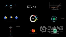 8种信息图表动画PR模板工程文件下载