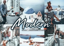 现代旅行达人调色LR预设+LR移动预设 Modern Lightroom Presets For Mobile & Pc